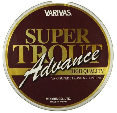 Леска монофильная Varivas Super Trout Advance 100м -0.6 3lb 0,128мм